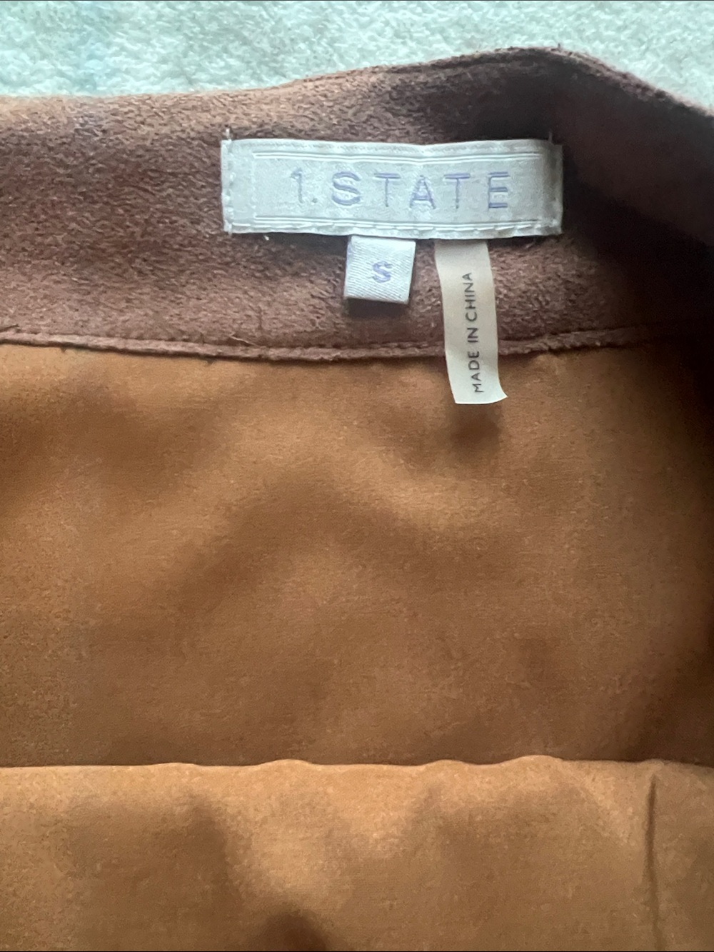 1. State Rust-Brown A-Line Button-Front Skirt - Picture 3 of 6